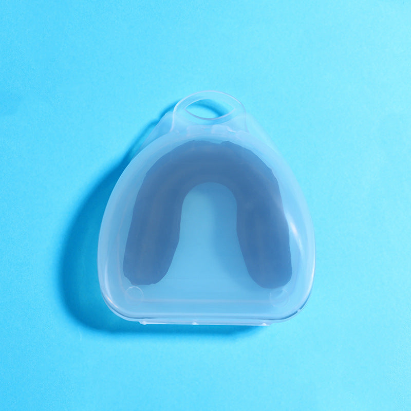 4-Pack Black Food Grade Silicone Sports Mouthguard(6x5x1.7CM) With Vented PP Case- Instant Fit Mouth Guardfor High Shock Protection