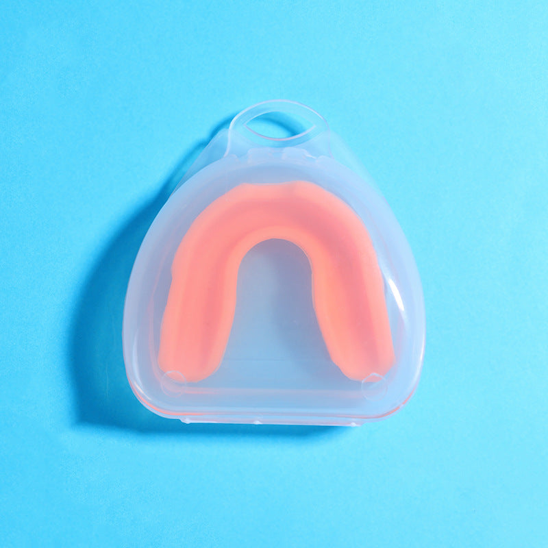 4-Pack Orange Food Grade Silicone Sports Mouthguard(6x5x1.7CM) With Vented PP Case- Instant Fit Mouth Guardfor High Shock Protection