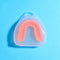 4-Pack Orange Food Grade Silicone Sports Mouthguard(6x5x1.7CM) With Vented PP Case- Instant Fit Mouth Guardfor High Shock Protection