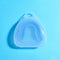 4-Pack Blue Food Grade Silicone Sports Mouthguard(6x5x1.7CM) With Vented PP Case- Instant Fit Mouth Guardfor High Shock Protection