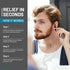Grey Portable Manual Ear Massager - Natural Relief and Decompression Tool, Inner Ear Pressure Stimulator Device