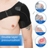 Adjustable Neoprene Sports Shoulder Brace - Compression Support for Dislocation, Strain Prevention, and Injury Recovery
