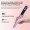 Purple Portable Wireless Professional Electric Nail Drill Machine Includeing 6 Nail Drill Bits- High-Speed 20000 RPM, Adjustable 4-Speeds with LCD Display