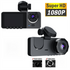 1080P 3 Million Pixels Dual-Lens Car Dash Camera  with WiFi - 170° Wide Angle Coverage,  2.7-Inch Display Screen & Reversing Aid