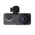 1080P 3 Million Pixels Dual-Lens Car Dash Camera  with WiFi - 170° Wide Angle Coverage,  2.7-Inch Display Screen & Reversing Aid