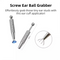 Stainless Steel Earring Wearer Helper - 4-Prong Grabber Tool , Ear Stud Threaded Ball Fixed Aid (6CM)