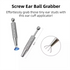 Stainless Steel Earring Wearer Helper - 4-Prong Grabber Tool , Ear Stud Threaded Ball Fixed Aid (6CM)