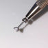 Stainless Steel Earring Wearer Helper - 4-Prong Grabber Tool , Ear Stud Threaded Ball Fixed Aid (6CM)