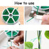 4-Rolls 100M Multifunctional Plastic Steel Twist Tie with Cutter - Sturdy Reusable Plant Support & Climbing Vine Tie