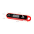 Red Folding Probe Digital LED Food Thermometer(-50℃ to 300℃) - Kitchen Cooking BBQ Meat Milk Temperature Gauge, High Accuracy with Magnet & Hanging Hole