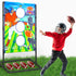 Outdoor/Indoor Portable Rugby Toss Game Set - Football Target Frame &  Rugby Toss Activity Toy, Durable & Easy Assembly Sports Equipment