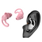 2-Pairs Pink Noise Reduction Silicone Ear Plugs for Swimming, Sleep, and Study - Waterproof Reusable Sound Blocking Earplugs