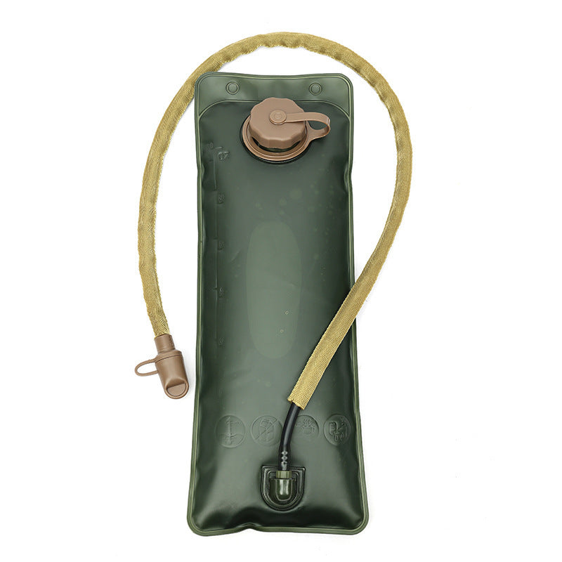 Outdoor Khaki 2.5L Hydration Bladder for Running & Cycling - Eco-Friendly PEVA Material Water Reservoir Pack Insert with Bite Valve & 93CM Water Pipe