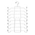 Foldable Vertical Layered Bra and Lingerie Organiser Hanger(8 Tier: 50.5X30.5cm) - Stainless Steel Space Saver for Underwear, Bras, and Tank Tops