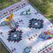 Mutifunctional 90 x 90 CM Bohemian Outdoor Picnic Blanket & Throw - Thick, Moisture-Proof Mat for Camping, Beach & Home Decor