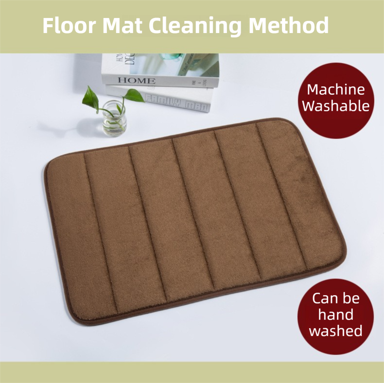 Dark Brown Ultra-Absorbent Non-Slip Thickened Bath Mat(1.8x40x120CM) - Luxurious Durable Soft Floor Rug with Rubber Backing, Hand & Machine Washable Doormat for Bathroom & Entry