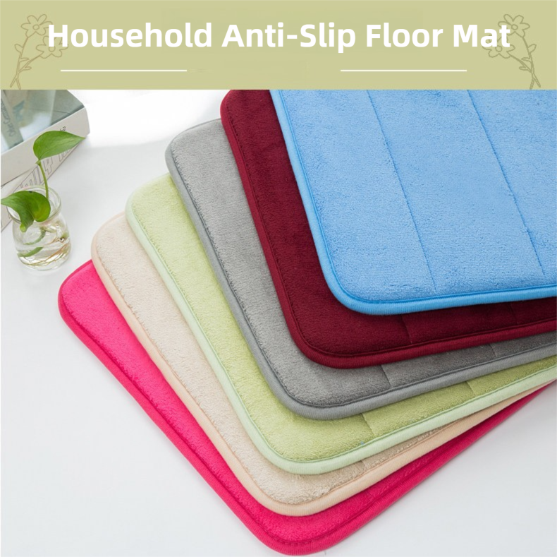 Pink Ultra-Absorbent Non-Slip Thickened Bath Mat(1.8x45x70CM) - Luxurious Durable Soft Floor Rug with Rubber Backing, Hand & Machine Washable Doormat for Bathroom & Entry