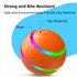 Orange Durable TPU Smart Interactive Electric Pet Toy Ball With Remote - Automatic Normal & Crazy Mode Bouncing Dog & Cat Chew Toy, Remote Activated