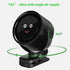 Black Portable Stroller Fan with LED Display - Bladeless Safety Clip-On Fan for Baby & Desk (4000mAh, 360 degree Rotation)