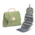 Green Water-Resistant Travel Toiletry Bag with Hook - Foldable Cosmetic Organizer for Men & Women