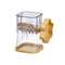 Yellow Manual Nut & Chocolate Grinder - Effortless Peanut Walnut Chopper - Easy Clean Kitchen Tool
