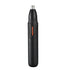 Black Rechargeable Electric Nose Hair Trimmer - Painless Eyebrow & Ear Hair Removal Clipper with Type-C Charging