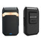 Black Rechargeable Electric Shaver for Men - Wet/Dry Reciprocating Razor with Pop-up Trimmer & Type-C Fast Charge