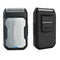 Black and Grey Rechargeable Electric Shaver for Men - Wet/Dry Reciprocating Razor with Pop-up Trimmer & Type-C Fast Charge