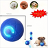 2-PCS Orange Intelligent Gravity Jump Ball - Dynamic Bite-Resistant Pet Toy for Cats & Small to Medium Breeds - USB-C Rechargeable