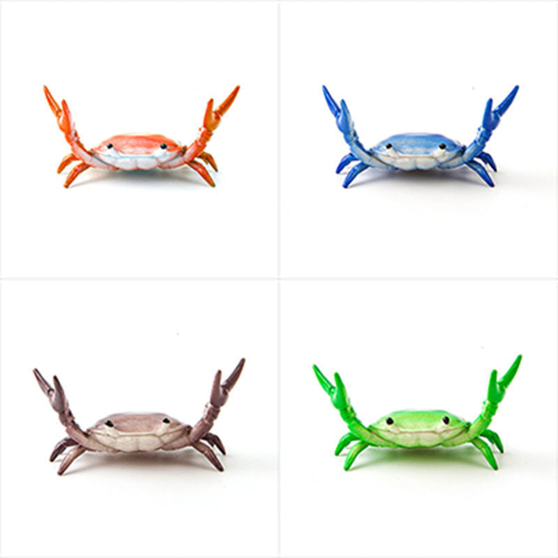 3-Pack Red Creative Crab Pen Holders - Cute Desk Organizer & Phone Stand - Novelty Office Decor & Gift Idea