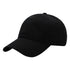 Black Premium Pure Cotton Quick-Dry Baseball Cap - Outdoor Sports & Camping Sun Hat, Adjustable Fit(54-62cm)