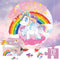 Unicorn puzzle Round Cardboard 70-Piece Jigsaw Puzzle - Educational Kids Puzzle Toy, Fun & Engaging