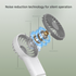 2-PCS Orange New Portable Handheld Air Cooler Fan - Foldable Desktop USB Rechargeable Mini Fan with Climbing Buckle