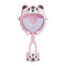 Pink tiger U-Shaped Kids Toothbrush - Food Grade Silicone Manual Toothbrush for 2-12 Year Olds - 360 degree Full Mouth Cleaning Baby Oral Care - Comes with Wall Mount Holder