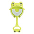 Green frog U-Shaped Kids Toothbrush - Food Grade Silicone Manual Toothbrush for 2-12 Year Olds - 360 degree Full Mouth Cleaning Baby Oral Care - Comes with Wall Mount Holder
