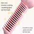 Pink Portable Foldable Cordless Hair Straightener Comb - 2-in-1 Ionic Styling for Smooth, Frizz-Free Hair