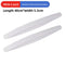 3-PCS White Universal Car Bumper Protector Strips - Carbon Fiber Look Anti-Scratch Guards (2-Pack)