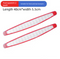 3-PCS Transparent Universal Car Bumper Protector Strips - Carbon Fiber Look Anti-Scratch Guards (2-Pack)