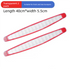 3-PCS Transparent Universal Car Bumper Protector Strips - Carbon Fiber Look Anti-Scratch Guards (2-Pack)