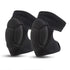 2 Pack Black Thick EVA Foam Knee Pads Anti-Slip Breathable Sponge Knee Guards for Gardening Flooring Dance Volleyball & Work Impact Protection(Size S)