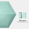 Mint green Compact Mini Travel Umbrella UPF50+ UV Protection Waterproof 6-Fold Flat Design Lightweight Sun & Rain Parasol for Handbag