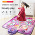 Kids Electronic Dance Mat Princess Theme Musical Rhythm Game with LED Lights Adjustable Volume Non-Slip Floor Playmat for Girls Age 3+