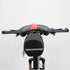 Black Water Resistant Bicycle Saddle Bag Under Seat Wedge Pack with Reflective Strip and Quick Release Strap for MTB Road Bikes
