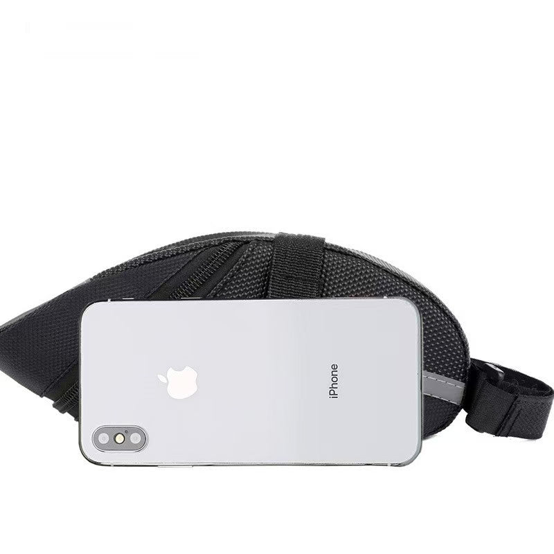 Blue Water Resistant Bicycle Saddle Bag Under Seat Wedge Pack with Reflective Strip and Quick Release Strap for MTB Road Bikes