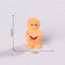 Yellow gingerbread man 5 Pack Miniature Christmas Figurines DIY Micro Landscape Decoration Accessories Cute Resin Ornaments for Holiday Crafts