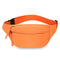 Orange Women's Fashion Crossbody Sling Bag Large Capacity Casual Shoulder Bag Waterproof Nylon Waist Pack for Travel Sports(Style One)