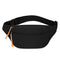 Black Women's Fashion Crossbody Sling Bag Large Capacity Casual Shoulder Bag Waterproof Nylon Waist Pack for Travel Sports(Style One)