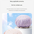 3 Pack Starry sky light pink Double Layer Shower Cap for Women Waterproof Bath Hair Cover Reusable Elastic Hat for Spa Salon and Home Use