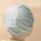 3 Pack The light green of the starry sky Double Layer Shower Cap for Women Waterproof Bath Hair Cover Reusable Elastic Hat for Spa Salon and Home Use