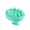 5-Pcs Green Soft Scalp Massager Shampoo Brush with Detachable Bristles Handheld Hair Scrubber for Deep Cleaning and Head Massage